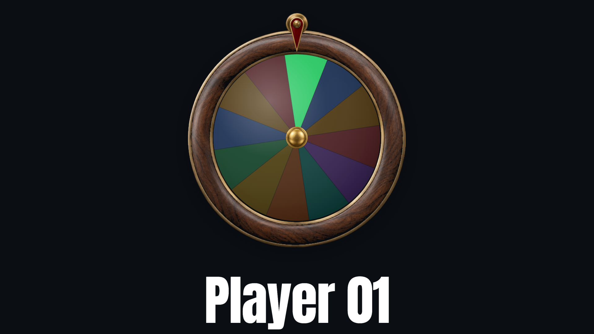 PickKeepers full-bleed TV view showing a large readable wheel