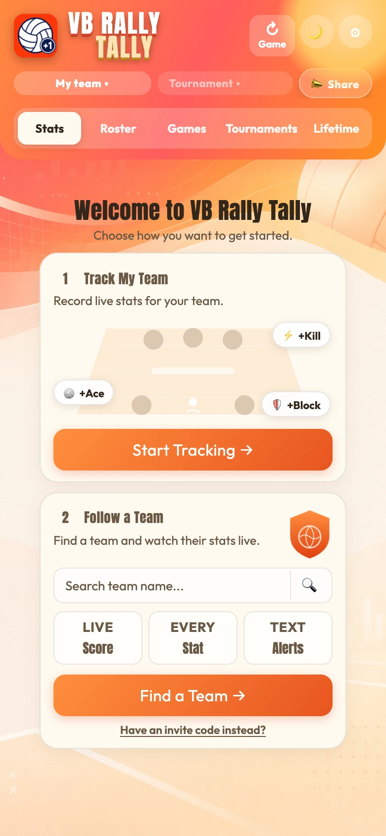 Searching the team directory by name