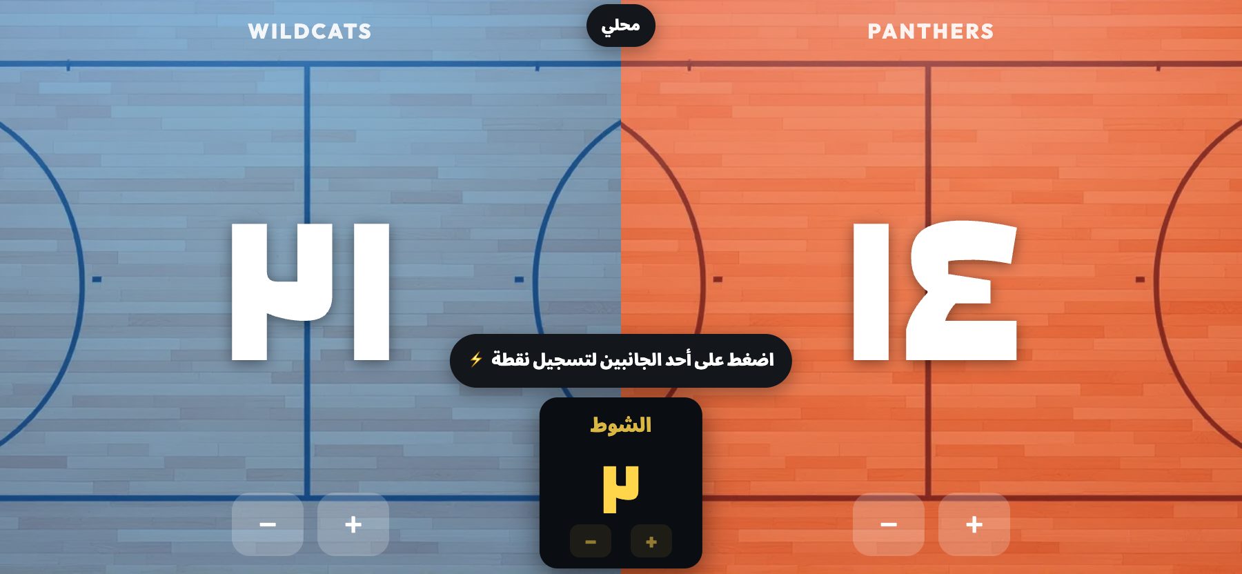 نمط ملعب، خشب صلب، ScoreKeepers Pro