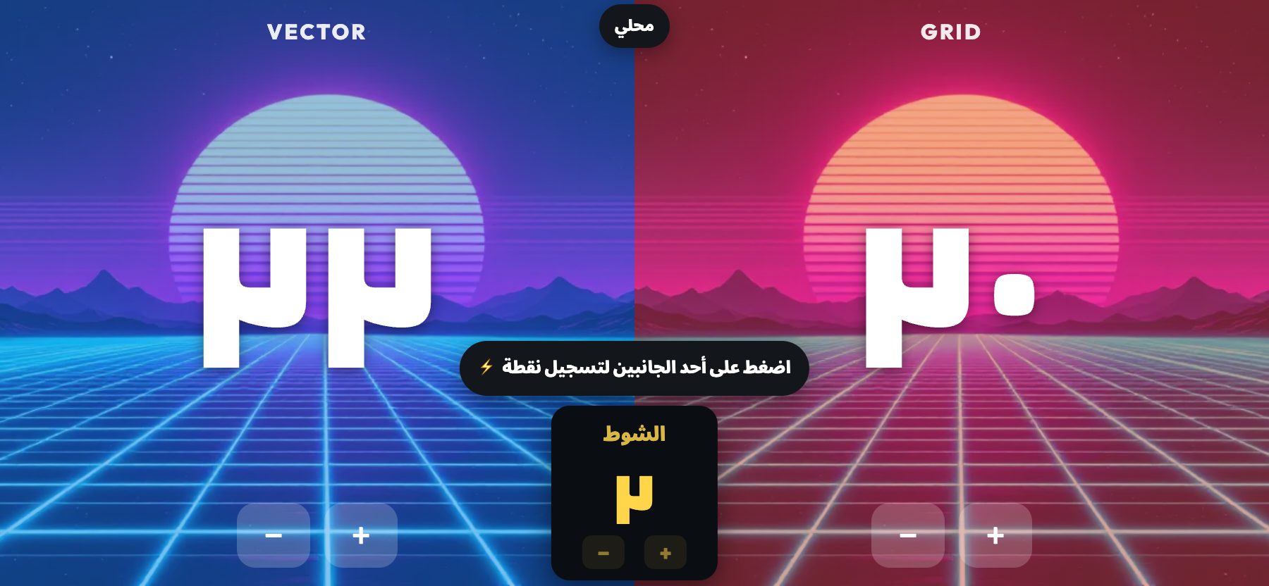 نمط Synthwave، شبكة نيون كلاسيكية، ScoreKeepers Pro