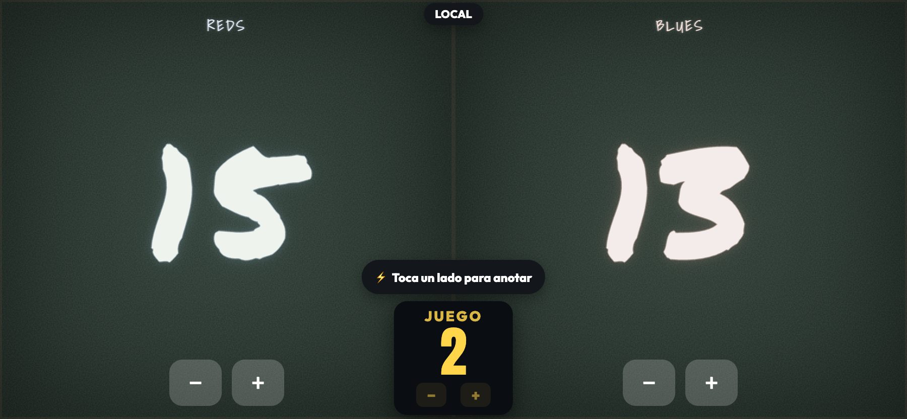 Estilo Tiza, pizarra de pizarrón