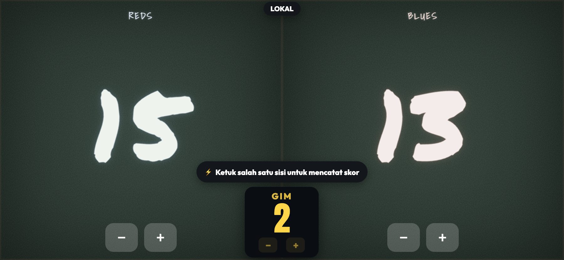 Gaya Kapur, papan tulis batu tulis