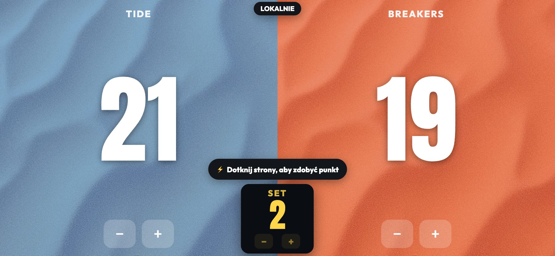 Styl Plaża, wypłowiałe od słońca drewno, ScoreKeepers Pro