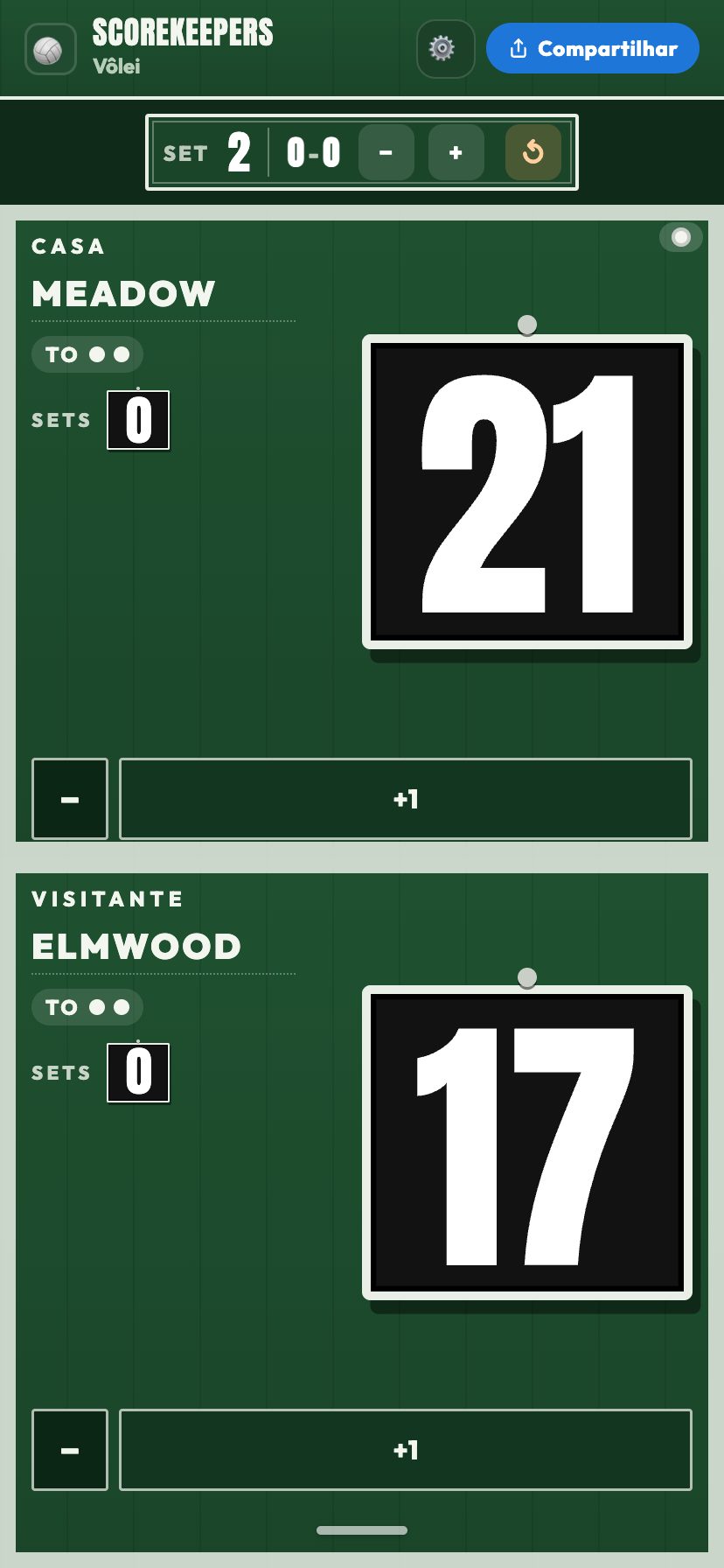 Placar verde