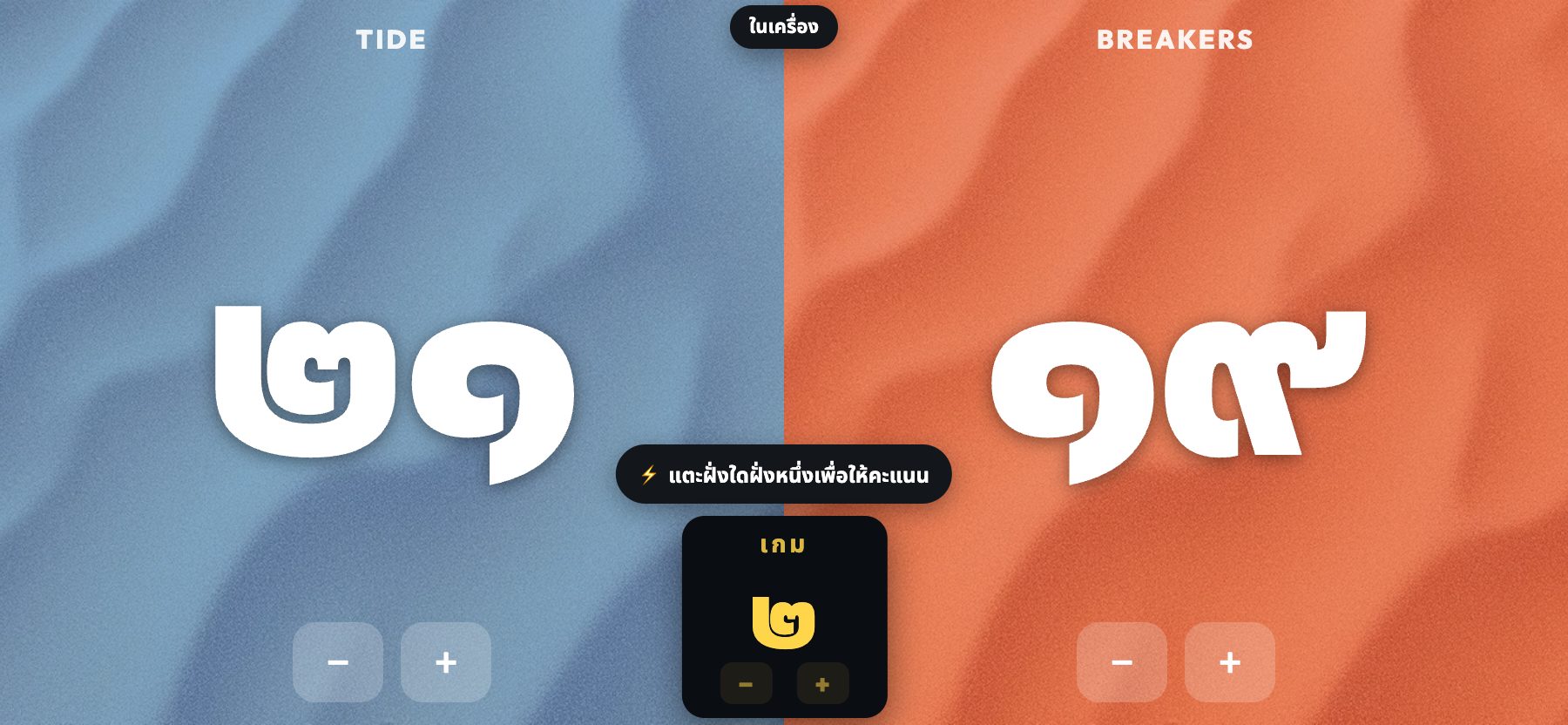 สไตล์ชายหาด ไม้สีซีดจากแดด ScoreKeepers Pro