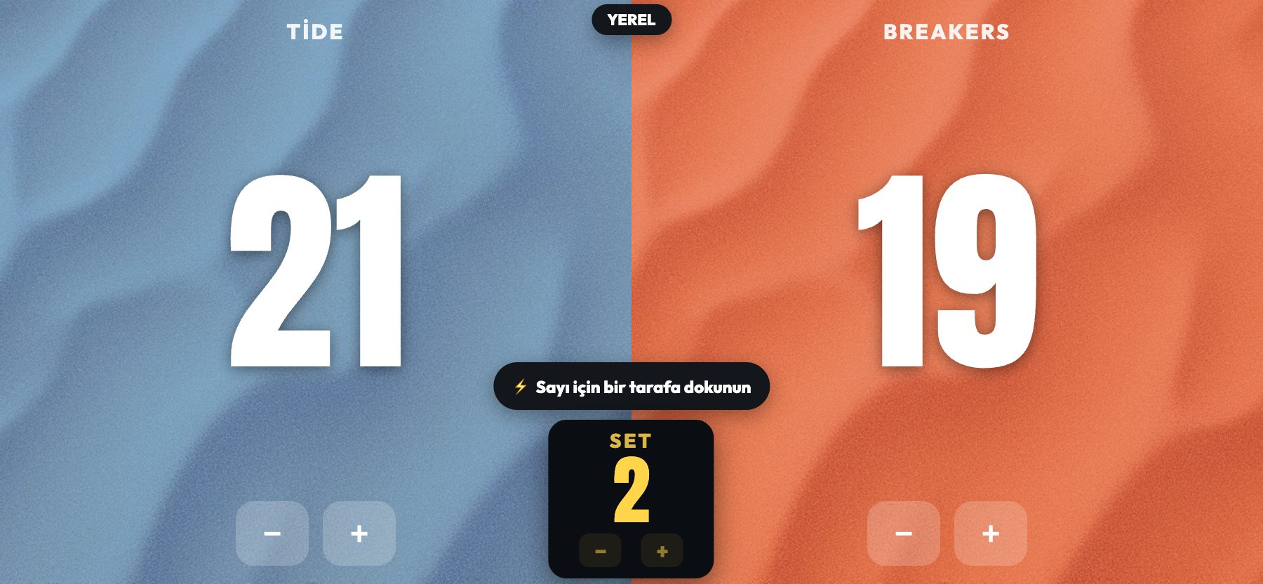 Plaj teması, güneşte solmuş ahşap, ScoreKeepers Pro