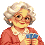 Pixel portrait of Gladys