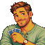 Pixel portrait of Marcus