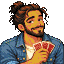 Pixel portrait of Theo