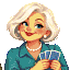Pixel portrait of Vivian