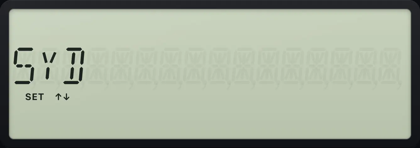 Result of the example "Cycle through the methods" The display shows: SYD.