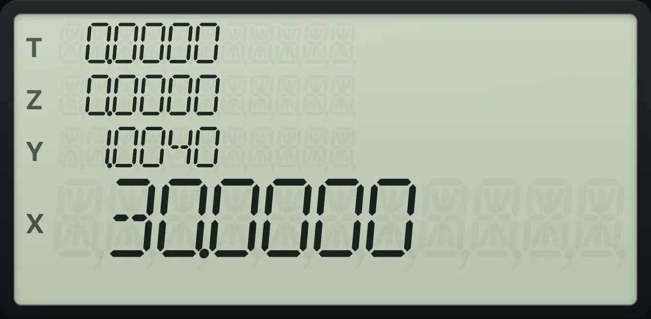 Result of the example "Sum of squares 1² to 4²" The display shows:  0.0000 /  0.0000 /  1.0040 /  30.0000.