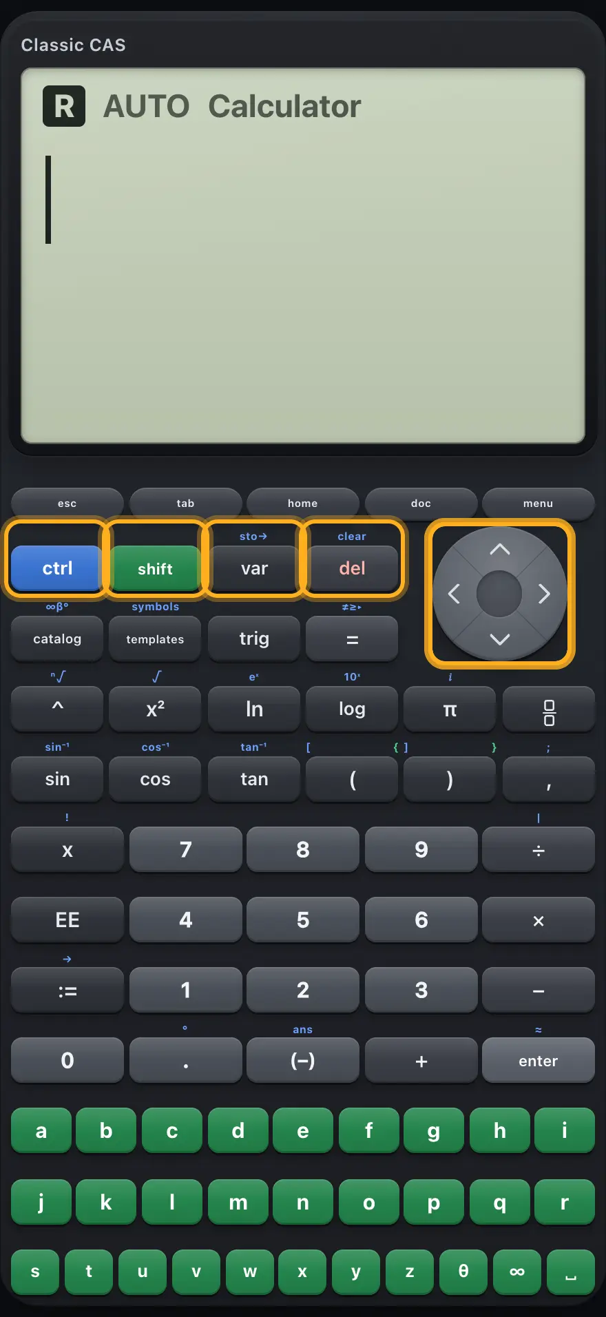 Layer, editing and arrow keys.