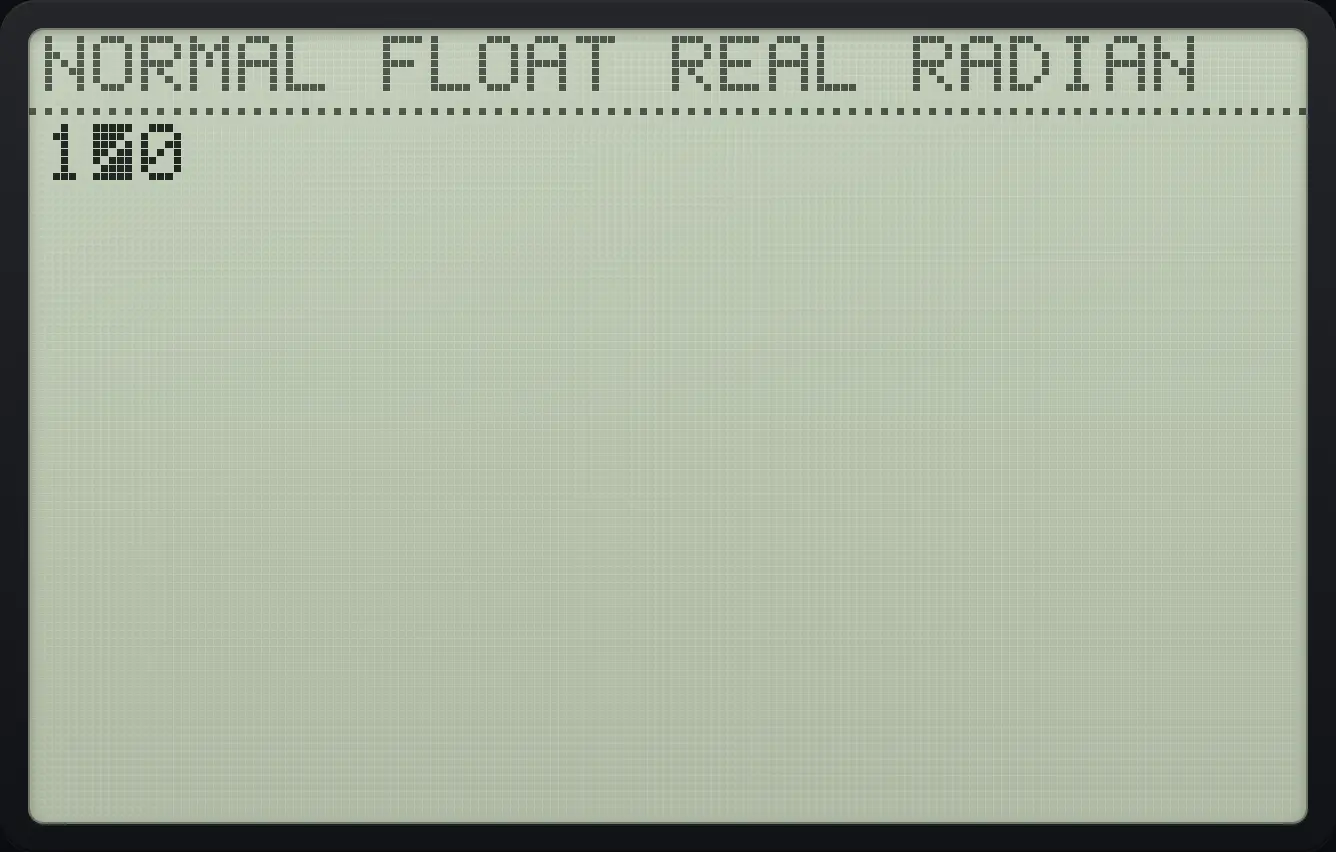 Result of the example "Fix an error with Goto" The display shows: 1/0.