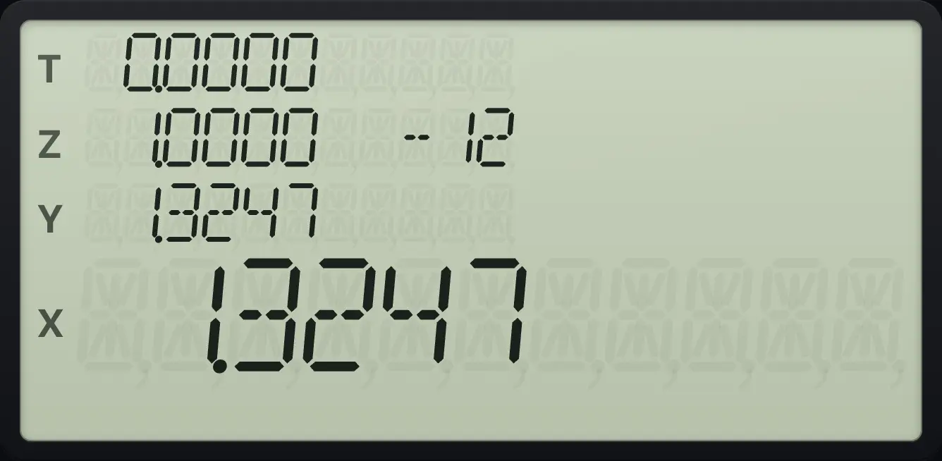 Result of the example "Solve x³ − x − 1 = 0" The display shows: 0.0000 / 1.0000 -12 / 1.3247 / 1.3247.